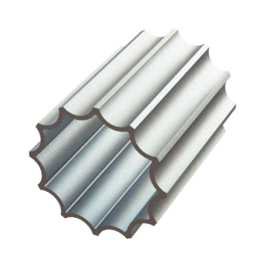 Anodized aluminum pole body