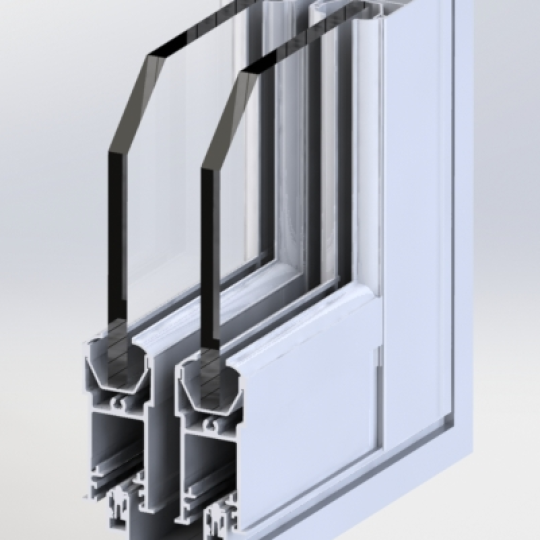 The sliding aluminum glass door powder-coated 10-20-30 year warranty