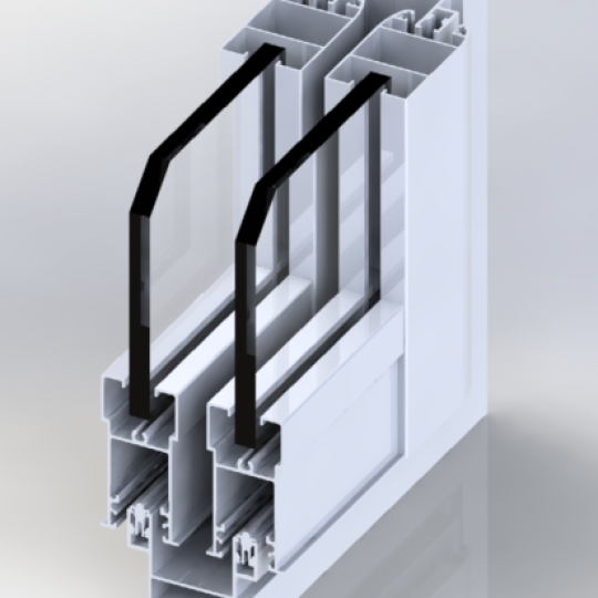 The sliding aluminum glass door powder-coated 10-20-30 year warranty