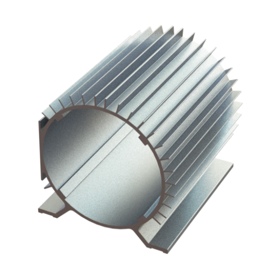 Custom Extruded Industrial Aluminum Profiles Aluminum Extruded Profiles with Surface Anodized